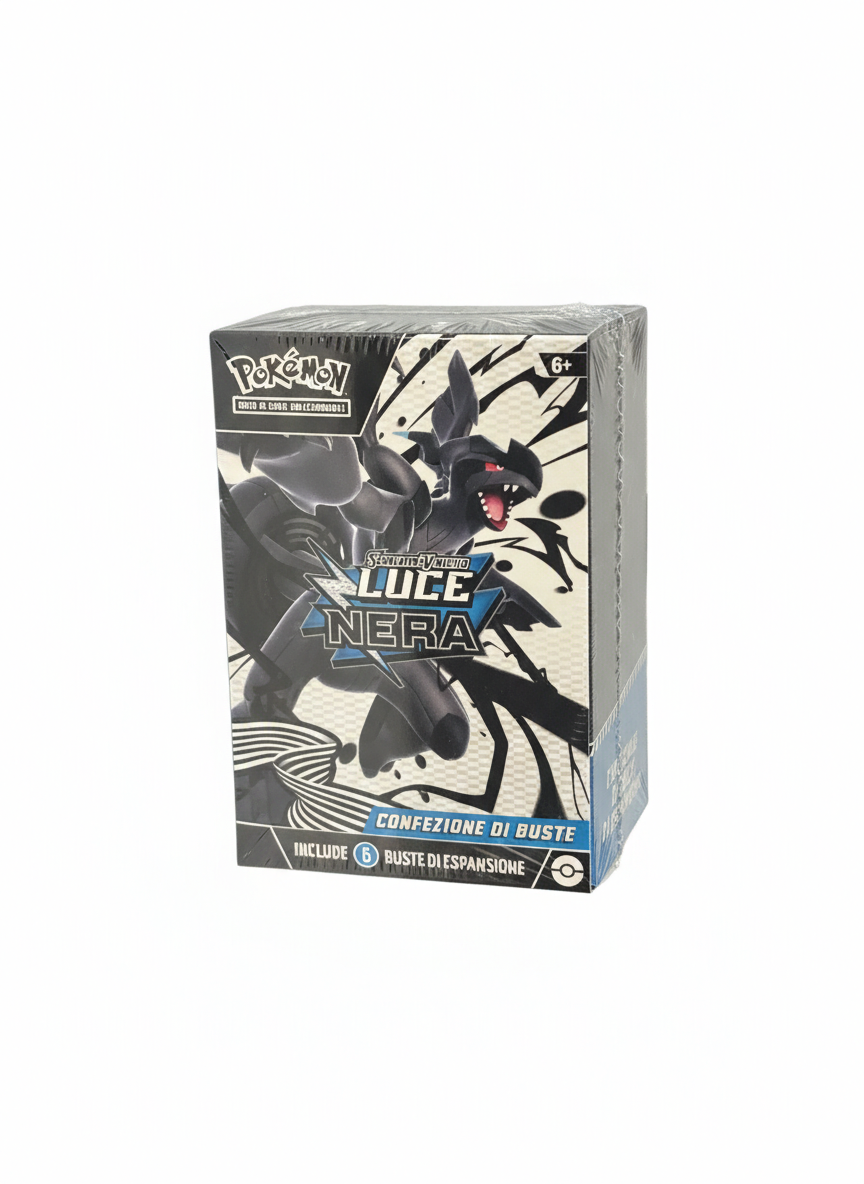 ⚡ Pacchetto Pokémon Luce Nera – Scarlatto e Violetto (6 Bustine) ⚡